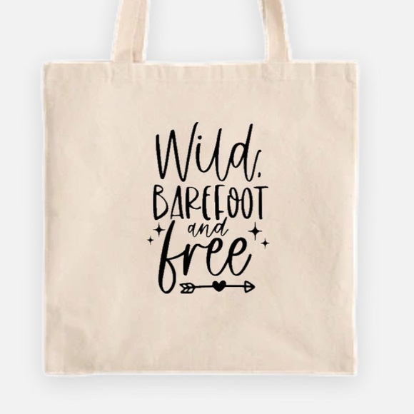 Wild barefoot and free tote bag - Picture 1 of 1